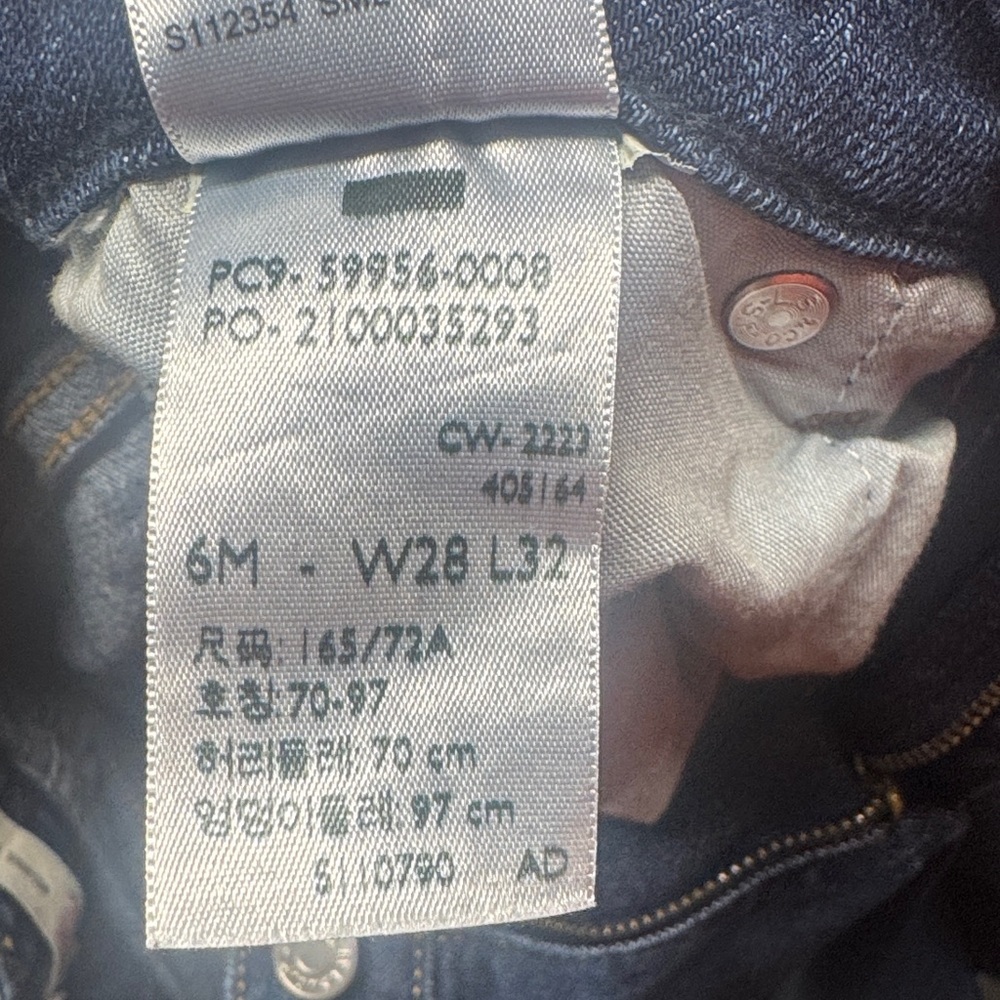 Signature Midnight Blue mid rise straight Jeans - Picture 7 of 8